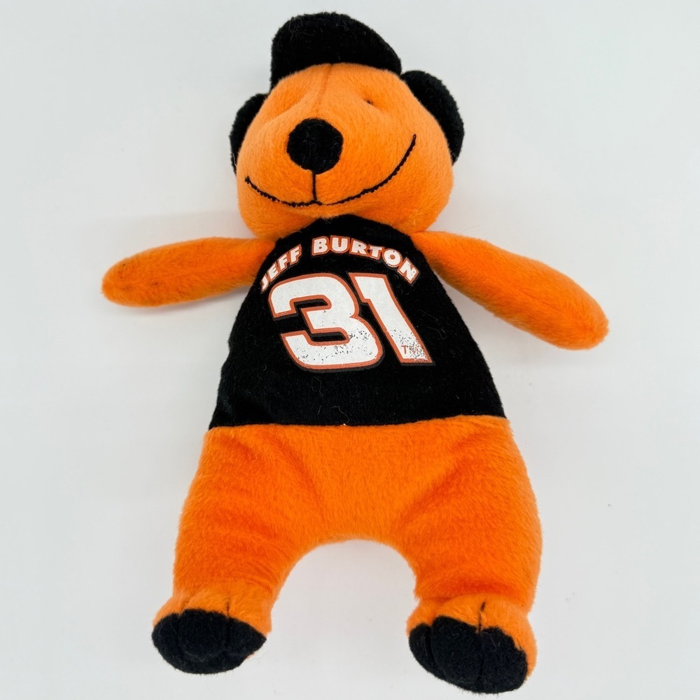 NASCAR #31 Jeff Burton Accelerator Bear 13" Plush Stuffed Animal